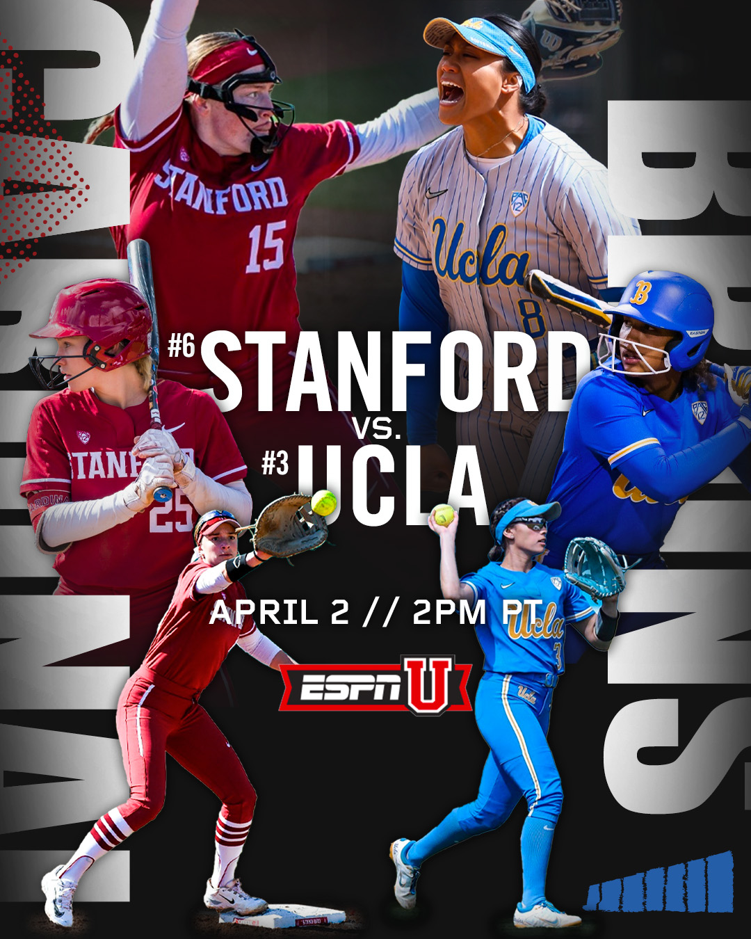 Stanford vs UCLA Softball